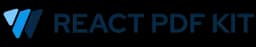 react pdf kit logo